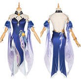 Ningguang Genshin Impact Cosplay Kostüm Orchid‘s Evening Gown Halloween Karneval Outfits